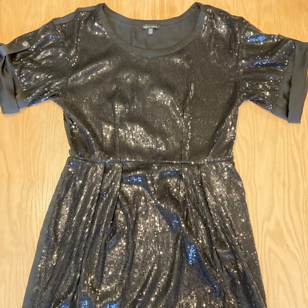 Black Sequin Tunic